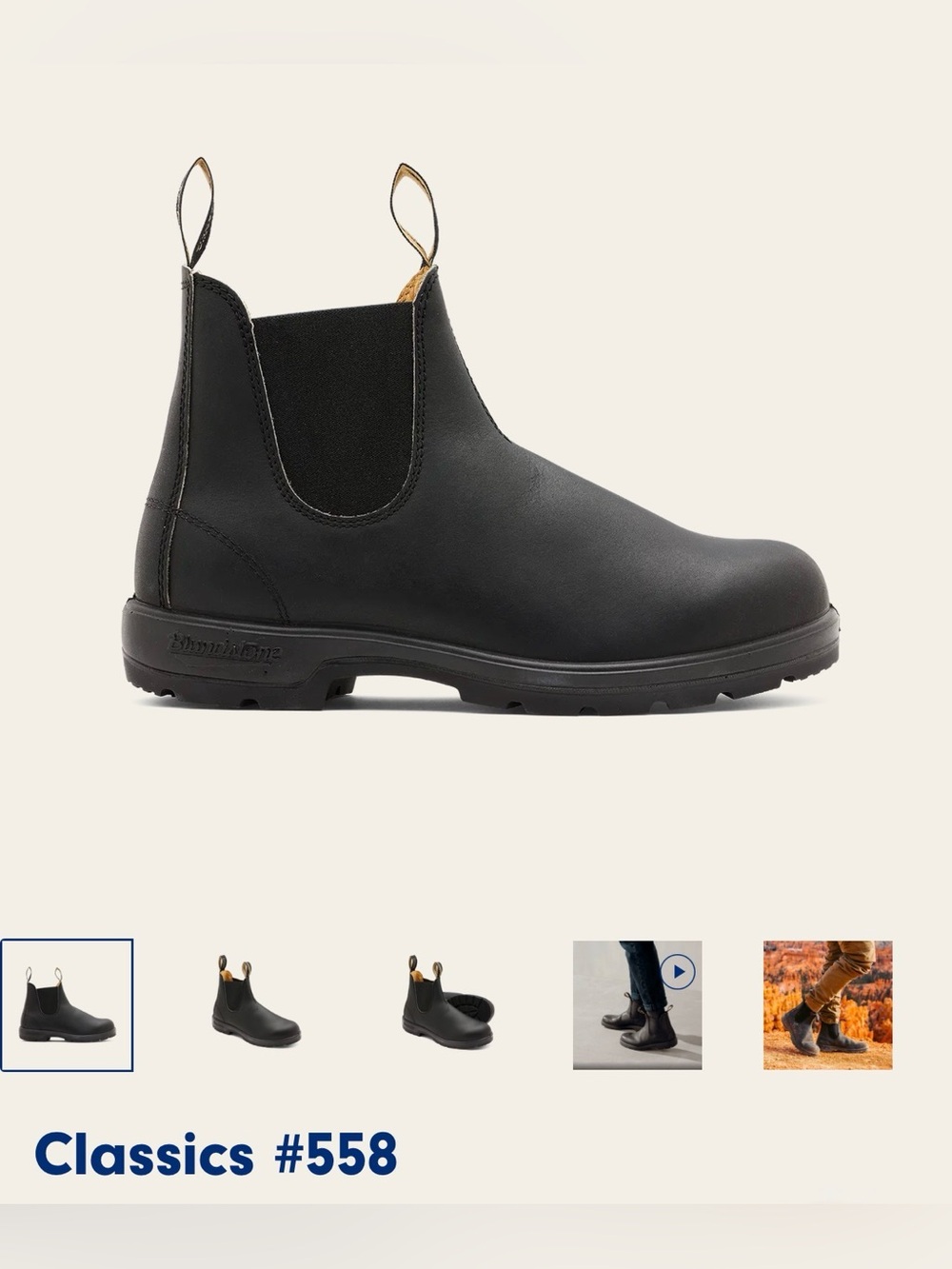 Blundstone “Classics” size AUS 3